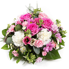 Pink &amp; Cream Petite Posy