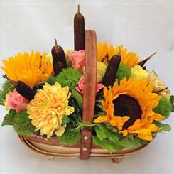Sunflower Basket