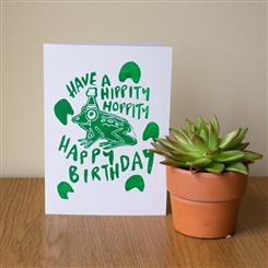 Have a Hippity Hoppity Birthday Greeting Card