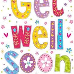 Get Well Soon Greeting Card 